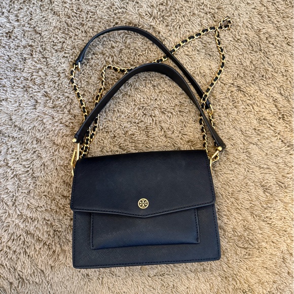 Tory Burch Black Leather Crossbody - Picture 9 of 10